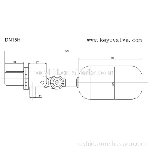 1/2'' DN15H float valve ebay
